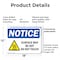 Signmission Hot Surface Sign, 12 in H x 18 in W, Plastic, Surface May Be Hot Do Not Touch OS-2PACK-NS-P-1218-L-18509 - alternate 8
